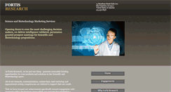 Desktop Screenshot of fortisresearch.com
